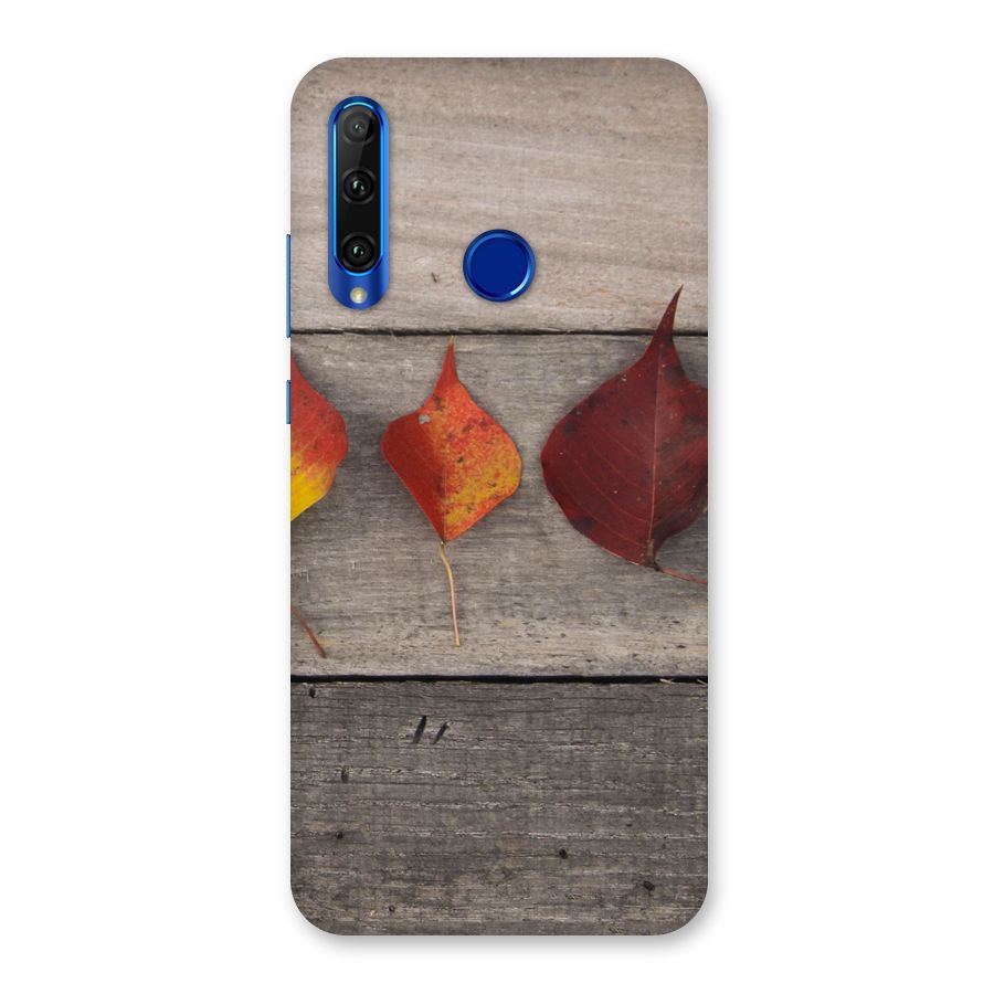 Beautiful Wood Leafs Back Case for Honor 20i