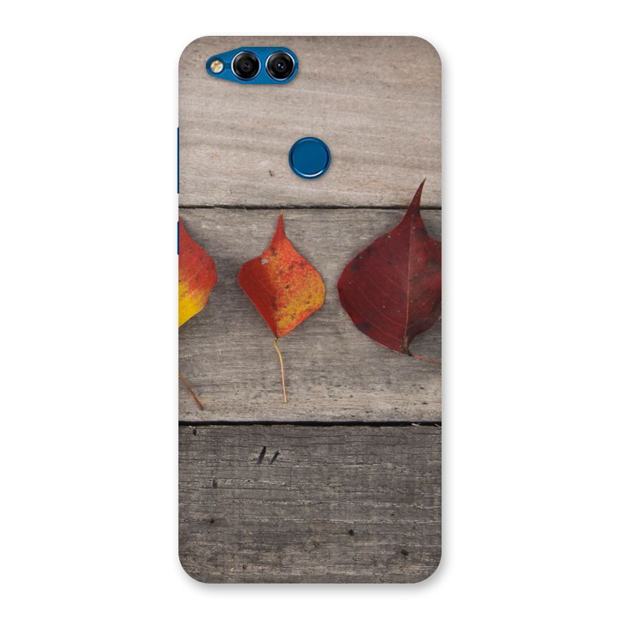 Beautiful Wood Leafs Back Case for Honor 7X