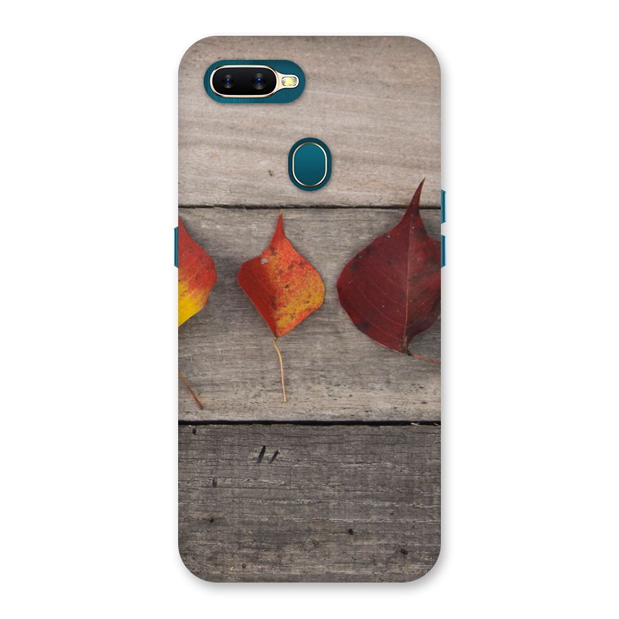 Beautiful Wood Leafs Back Case for Oppo A11k