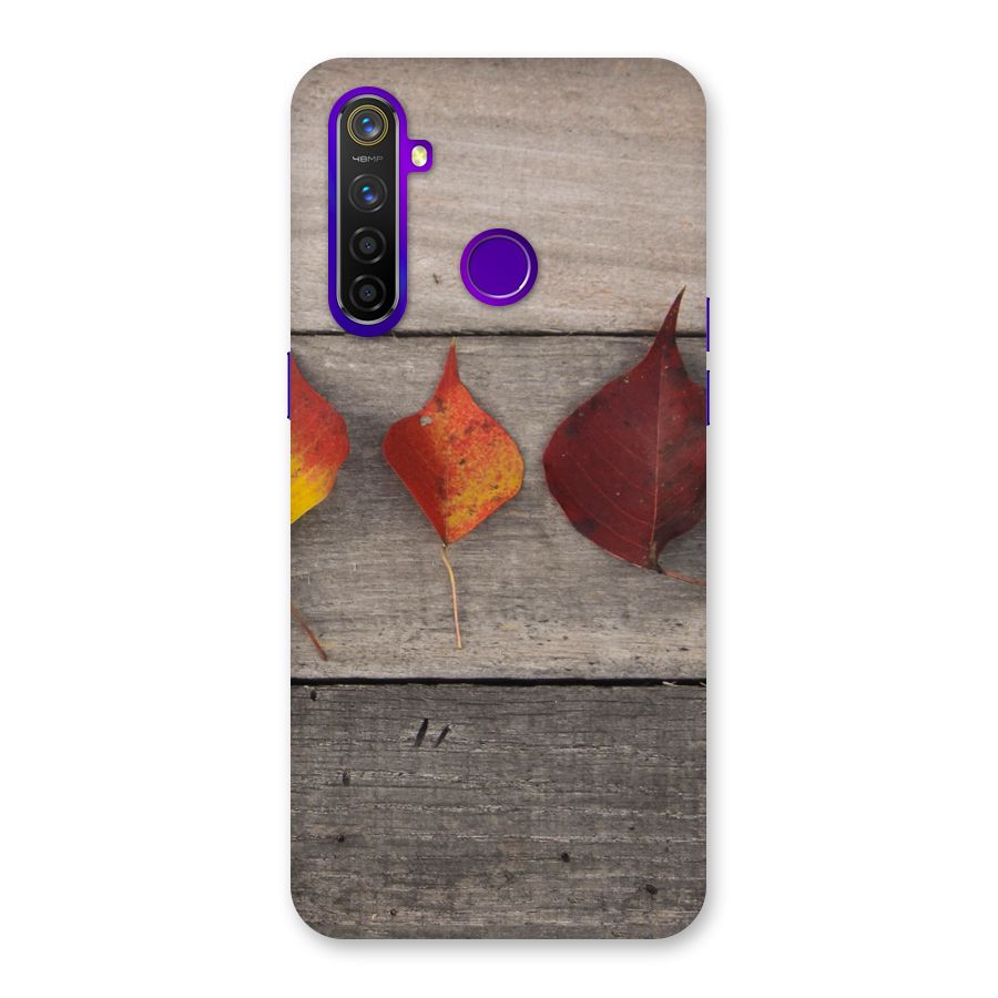 Beautiful Wood Leafs Back Case for Realme 5 Pro