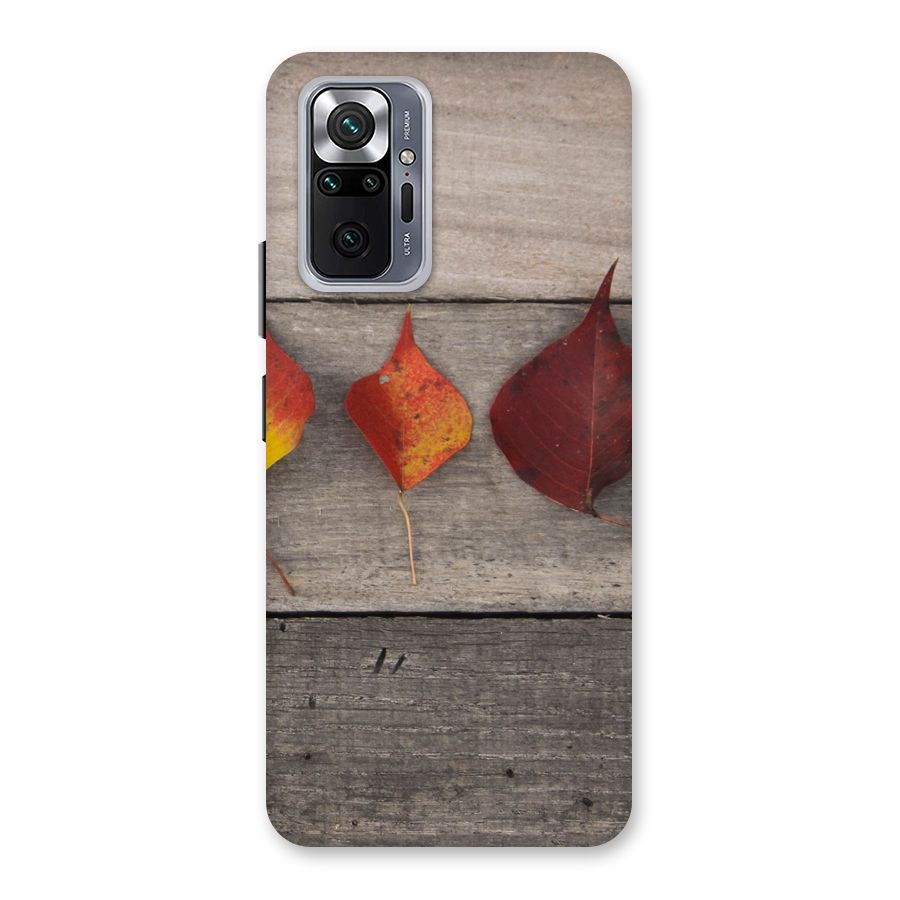 Beautiful Wood Leafs Back Case for Redmi Note 10 Pro Max