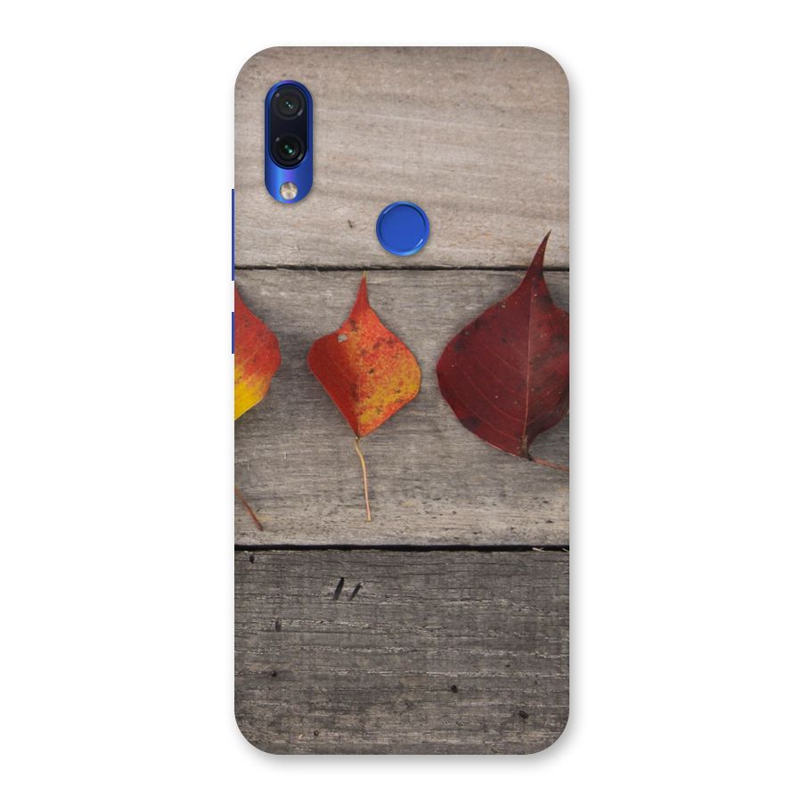 Beautiful Wood Leafs Back Case for Redmi Note 7