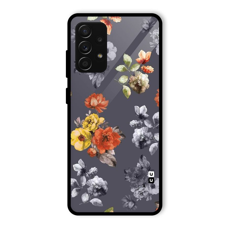 Beauty Art Bloom Glass Back Case for Galaxy A53 5G