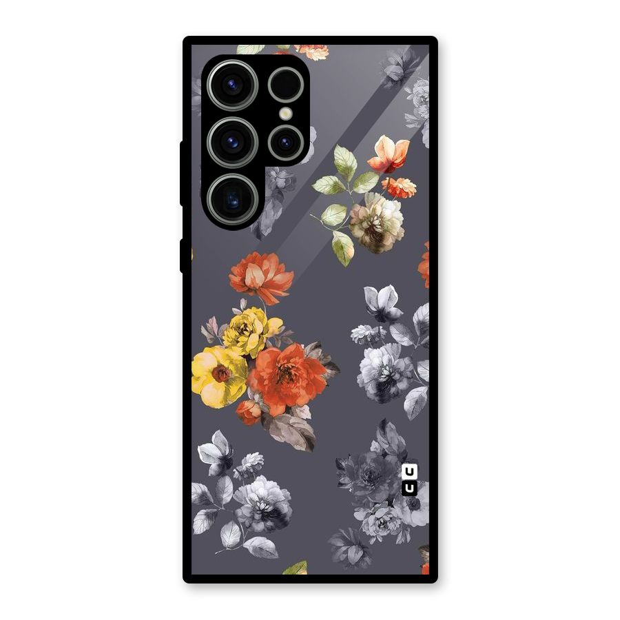 Beauty Art Bloom Glass Back Case for Galaxy S23 Ultra