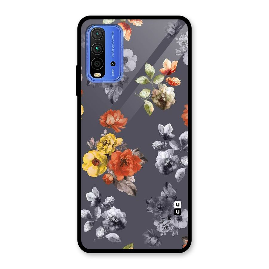 Beauty Art Bloom Glass Back Case for Redmi 9 Power