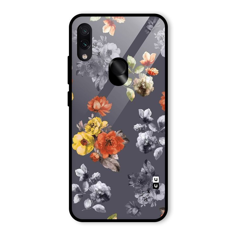 Beauty Art Bloom Glass Back Case for Redmi Note 7 Pro
