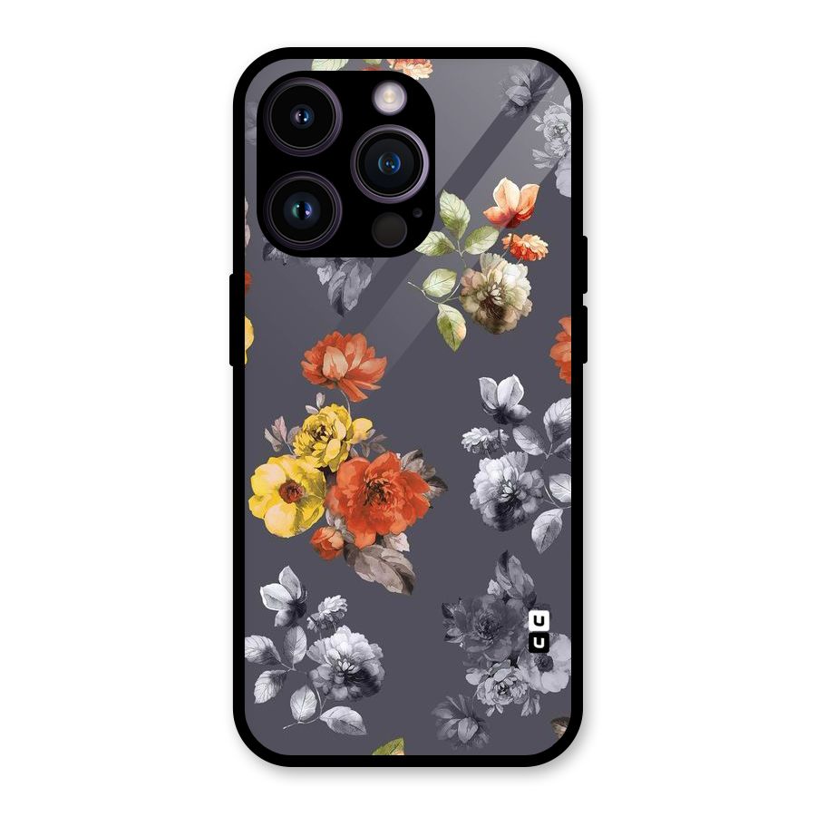 Beauty Art Bloom Glass Back Case for iPhone 14 Pro
