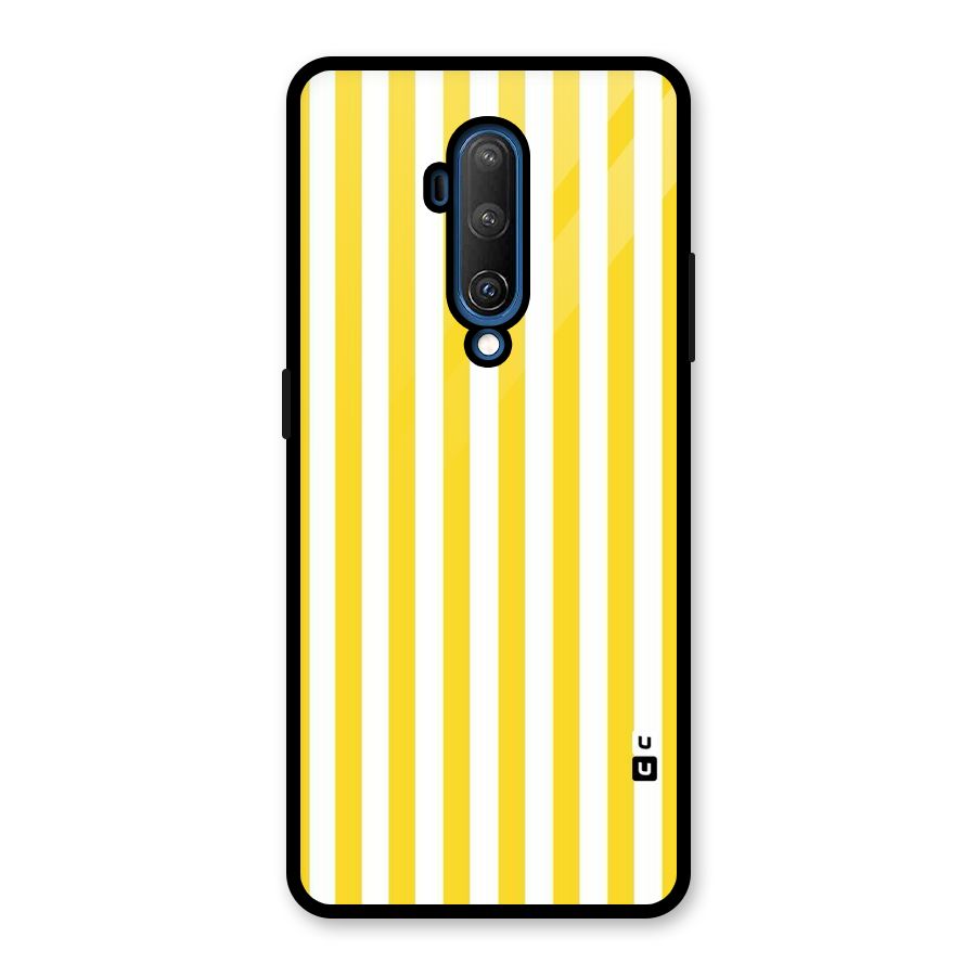 Beauty Color Stripes Glass Back Case for OnePlus 7T Pro