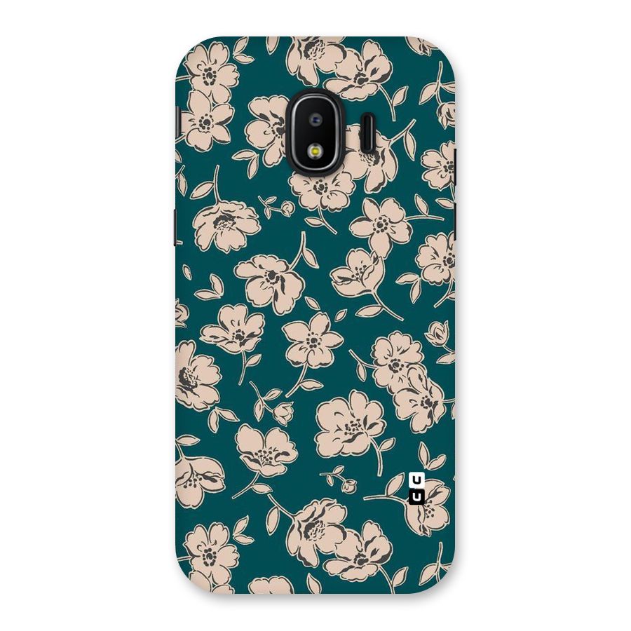 Beauty Green Bloom Back Case for Galaxy J2 Pro 2018