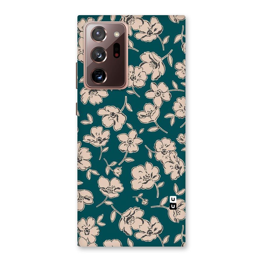 Beauty Green Bloom Back Case for Galaxy Note 20 Ultra