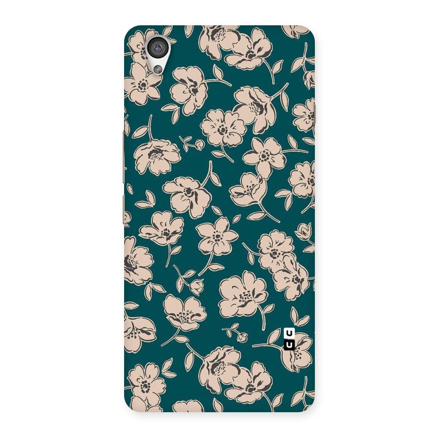 Beauty Green Bloom Back Case for OnePlus X