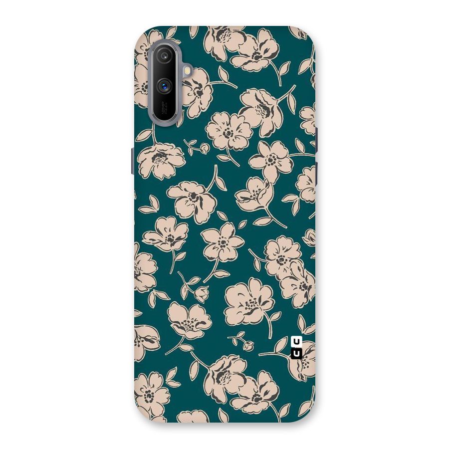 Beauty Green Bloom Back Case for Realme C3