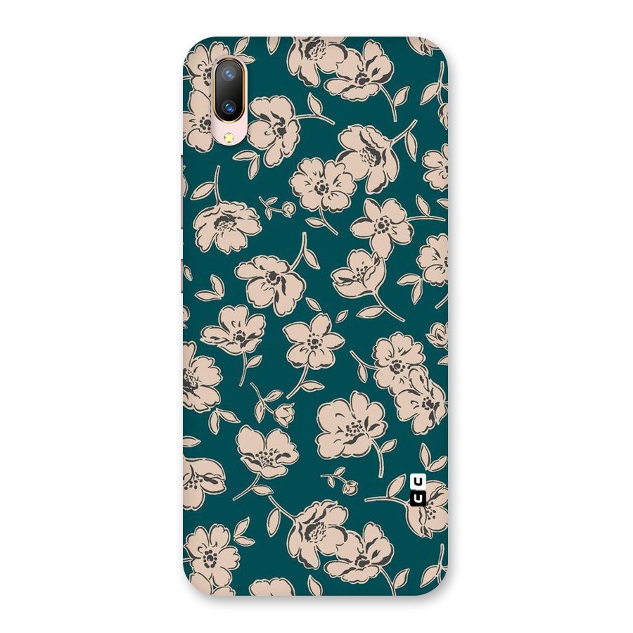 Beauty Green Bloom Back Case for Vivo V11 Pro