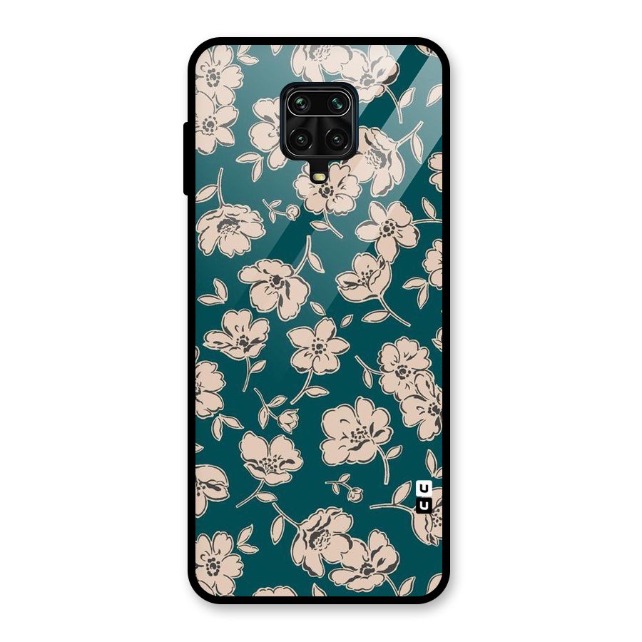 Beauty Green Bloom Glass Back Case for Redmi Note 10 Lite