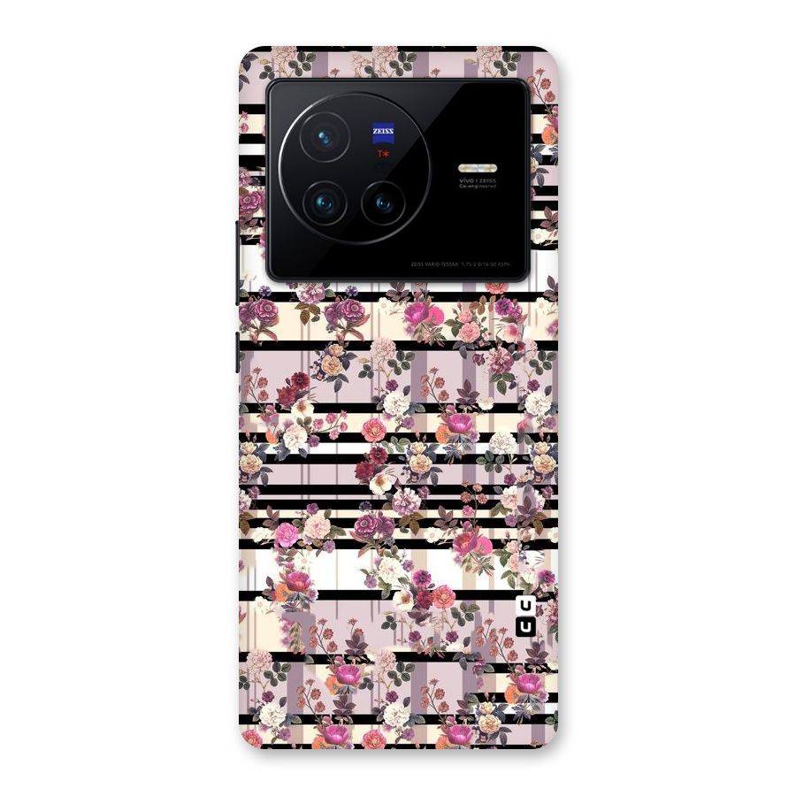 Beauty In Floral Back Case for Vivo X80