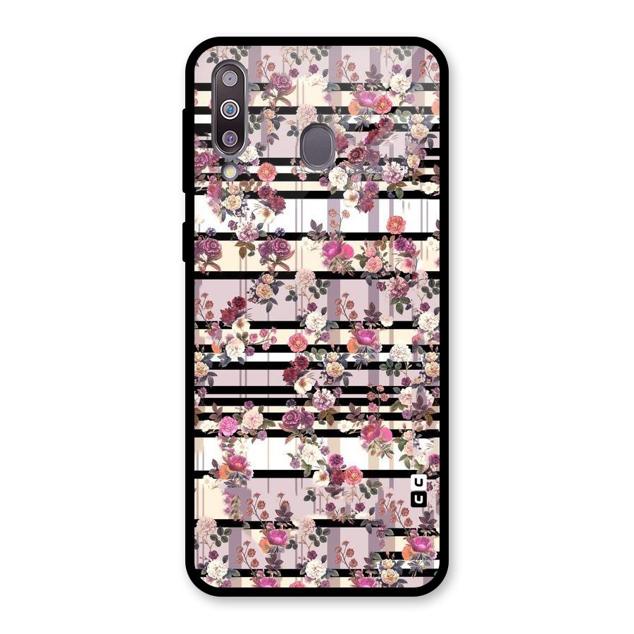 Beauty In Floral Glass Back Case for Galaxy M30