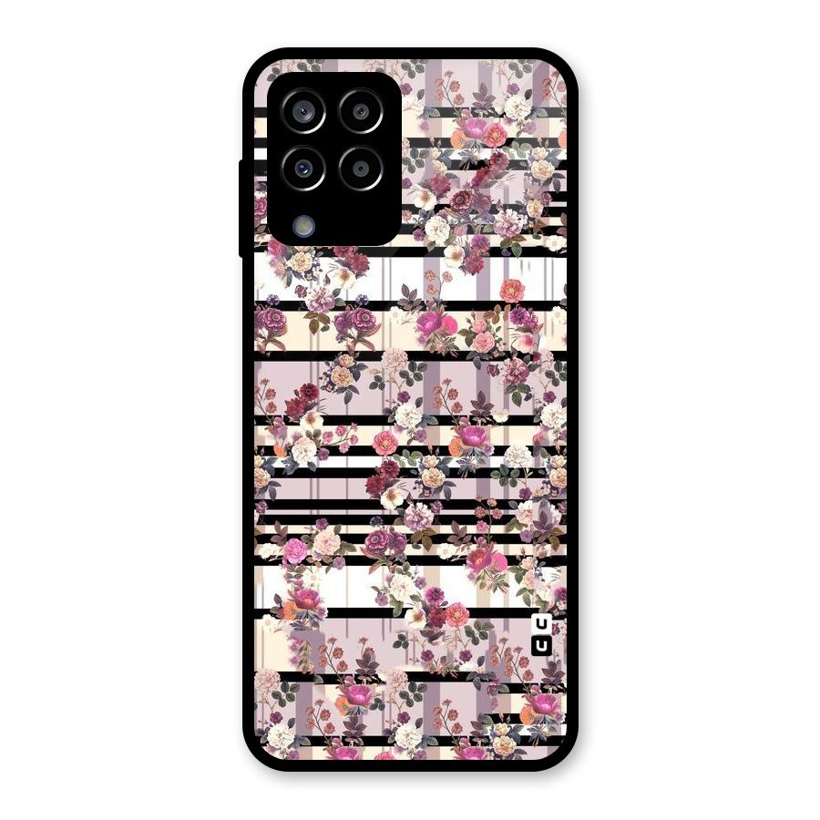 Beauty In Floral Glass Back Case for Galaxy M33