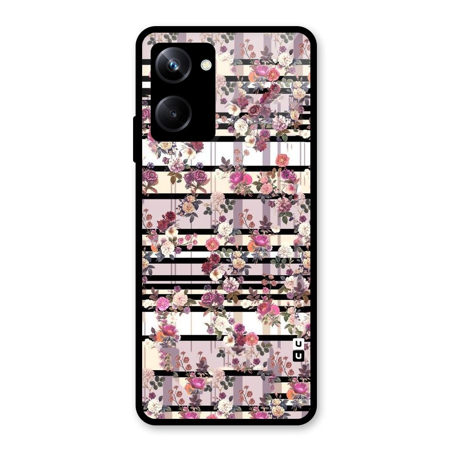 Beauty In Floral Glass Back Case for Realme 10 Pro