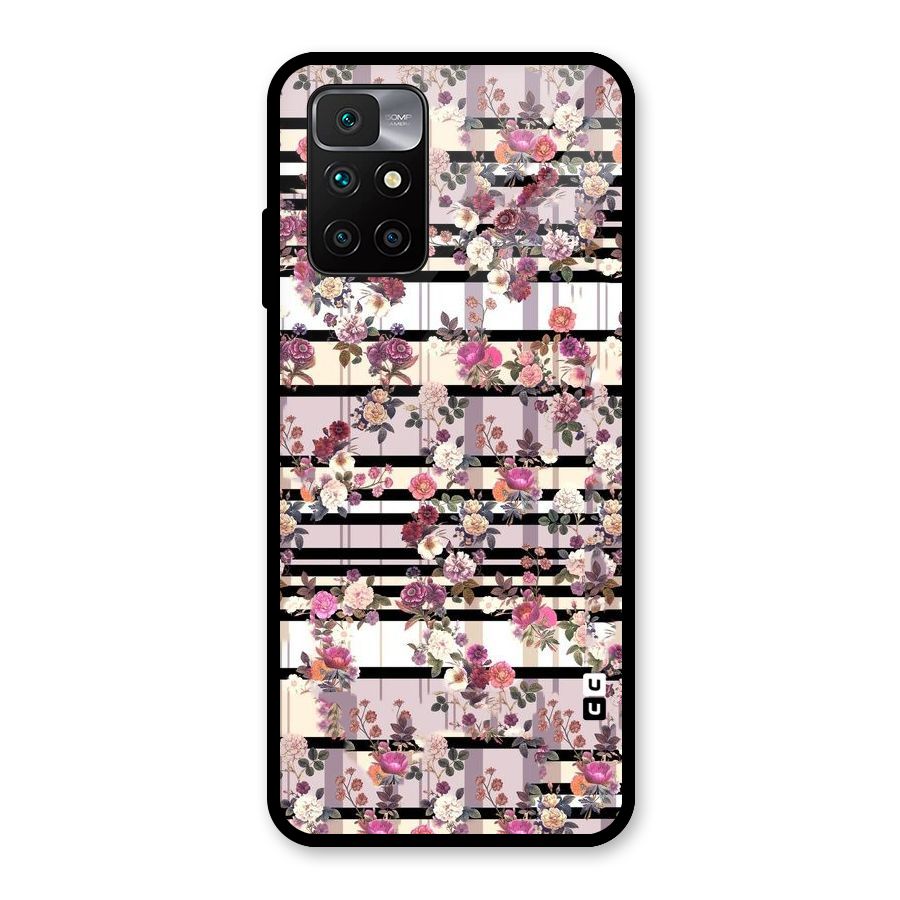 Beauty In Floral Glass Back Case for Redmi 10 Prime
