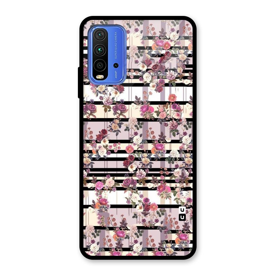 Beauty In Floral Glass Back Case for Redmi 9 Power