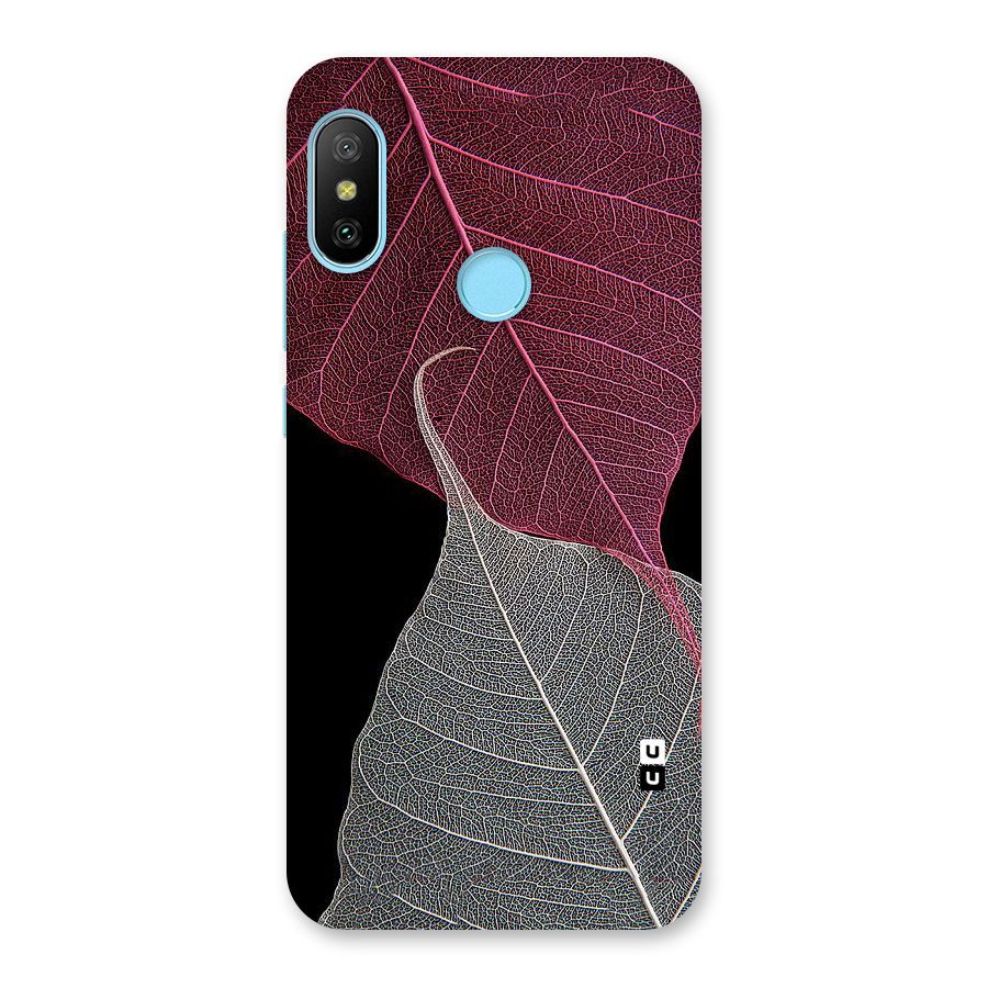 Beauty Leaf Back Case for Redmi 6 Pro