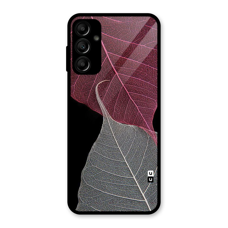 Beauty Leaf Glass Back Case for Galaxy A14 5G