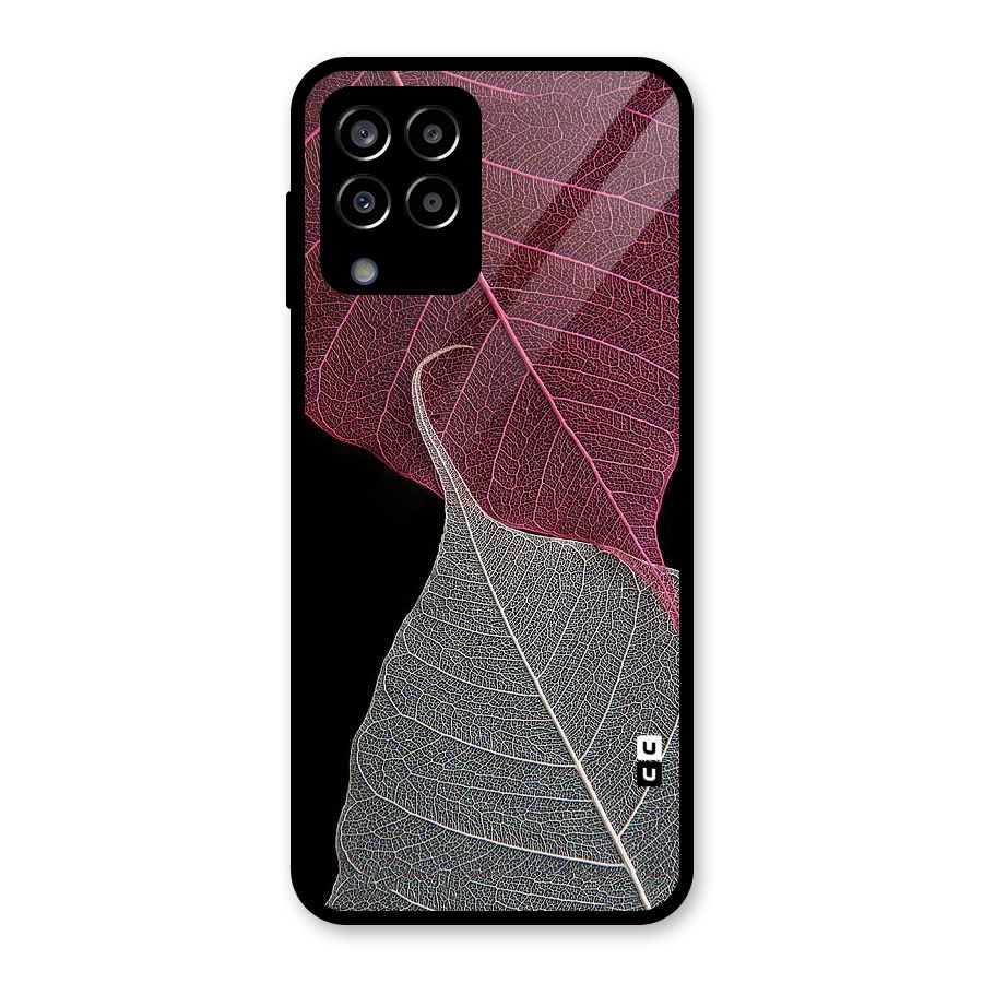 Beauty Leaf Glass Back Case for Galaxy M33