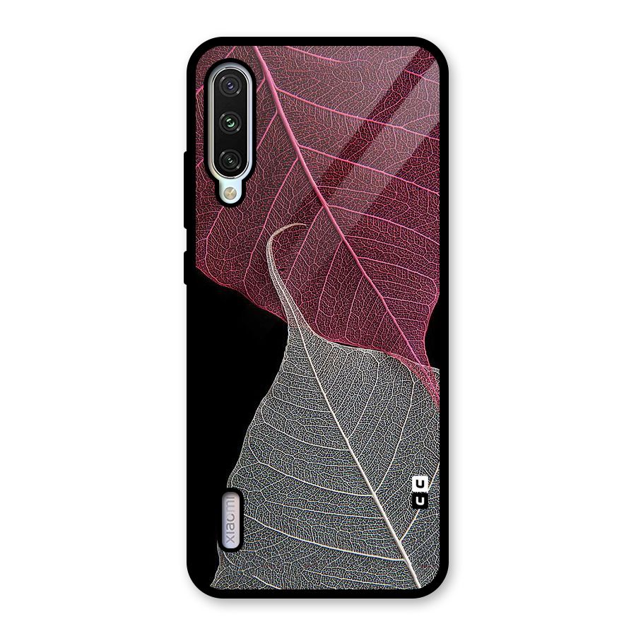 Beauty Leaf Glass Back Case for Mi A3