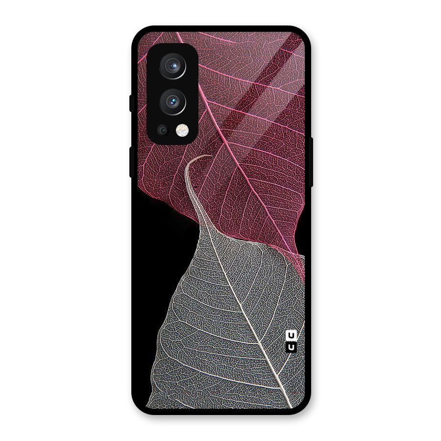 Beauty Leaf Glass Back Case for OnePlus Nord 2 5G