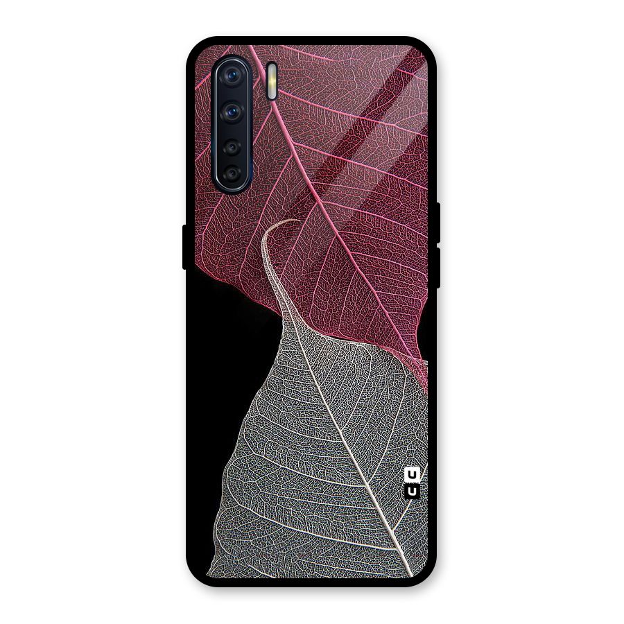 Beauty Leaf Glass Back Case for Oppo F15