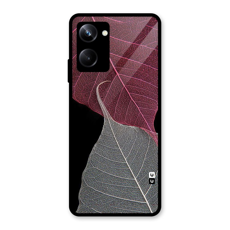 Beauty Leaf Glass Back Case for Realme 10 Pro