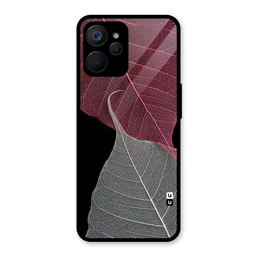 Beauty Leaf Glass Back Case for Realme 9i 5G