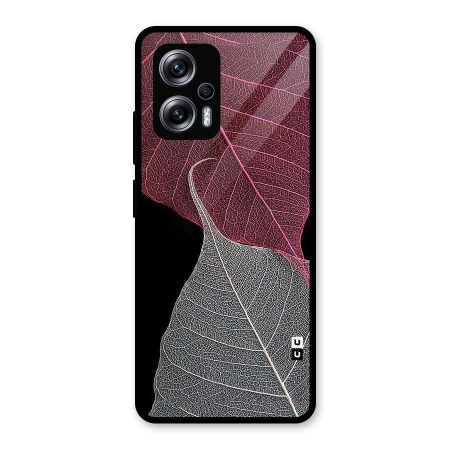 Beauty Leaf Glass Back Case for Redmi K50i