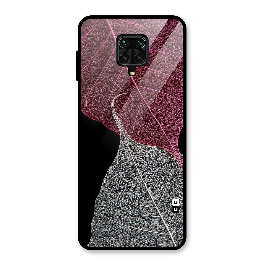 Beauty Leaf Glass Back Case for Redmi Note 9 Pro Max