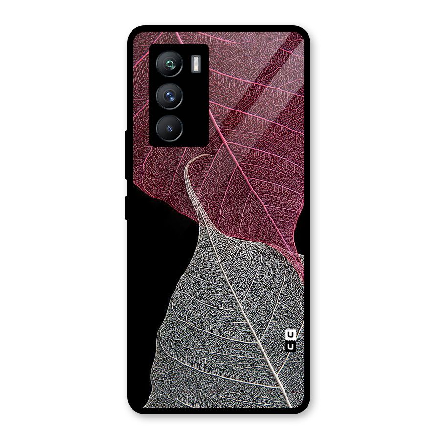 Beauty Leaf Glass Back Case for Vivo iQOO 9 SE