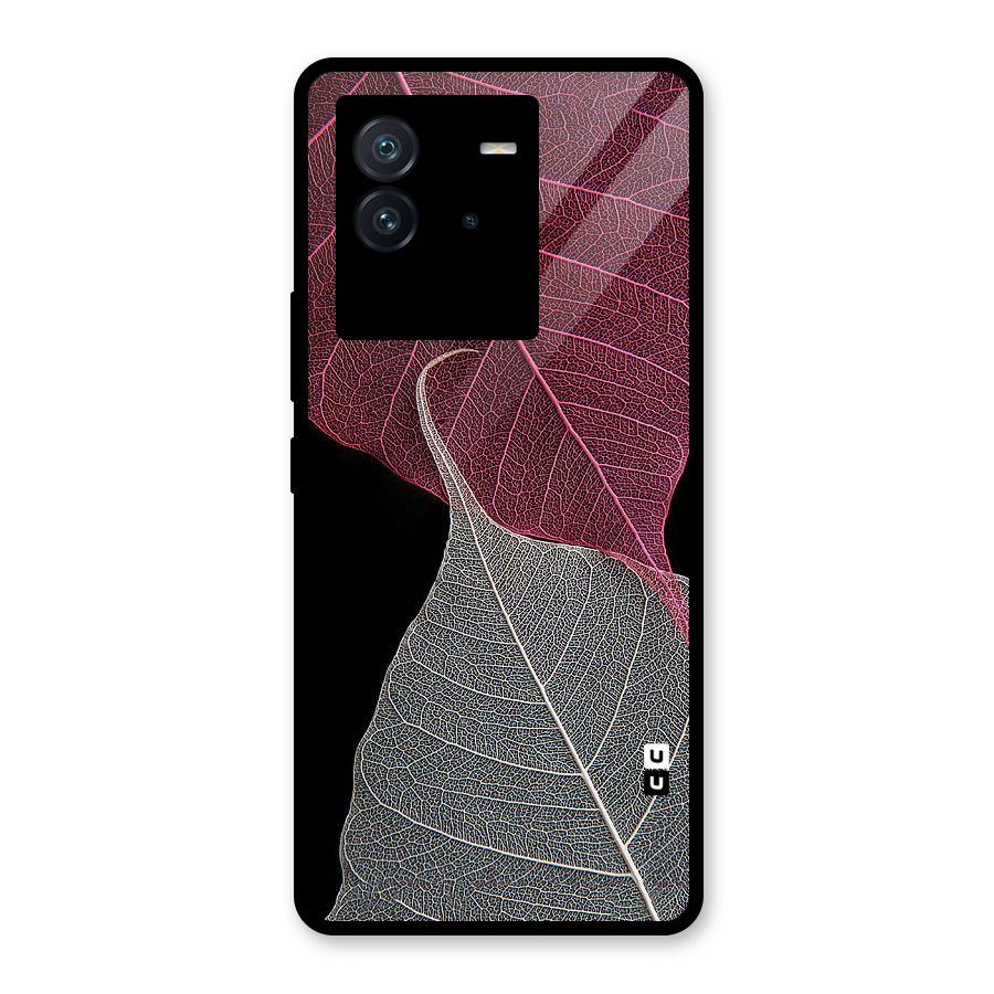 Beauty Leaf Glass Back Case for Vivo iQOO Neo 6 5G