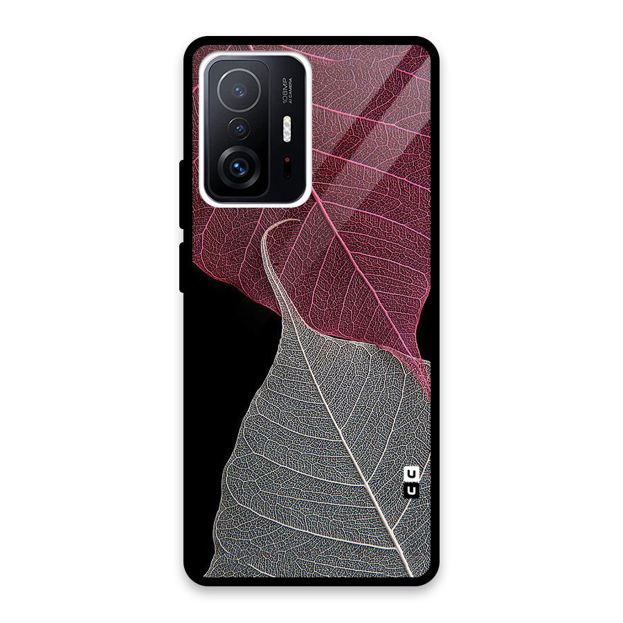 Beauty Leaf Glass Back Case for Xiaomi 11T Pro