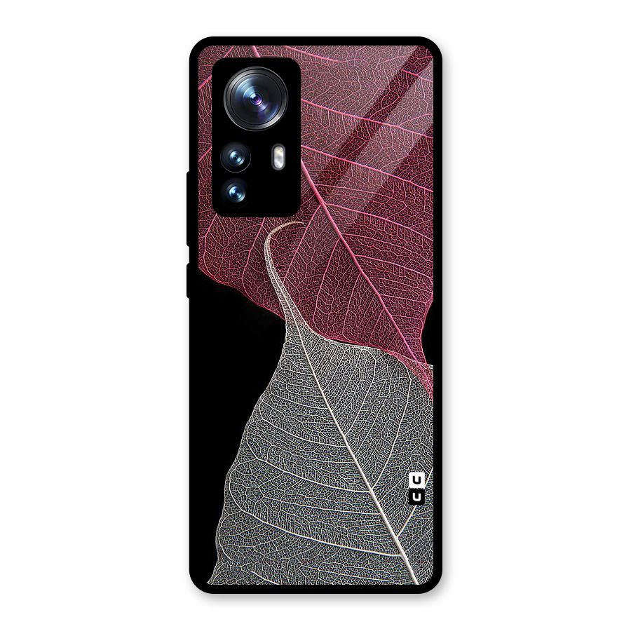 Beauty Leaf Glass Back Case for Xiaomi 12 Pro