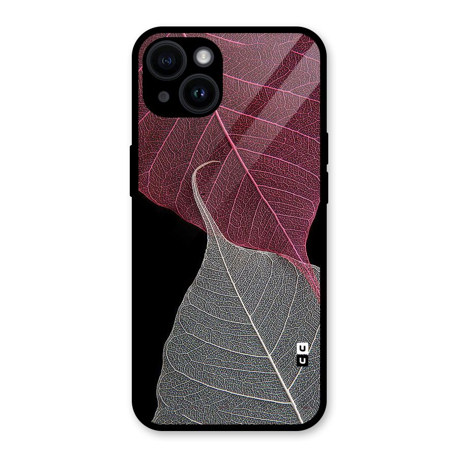 Beauty Leaf Glass Back Case for iPhone 14