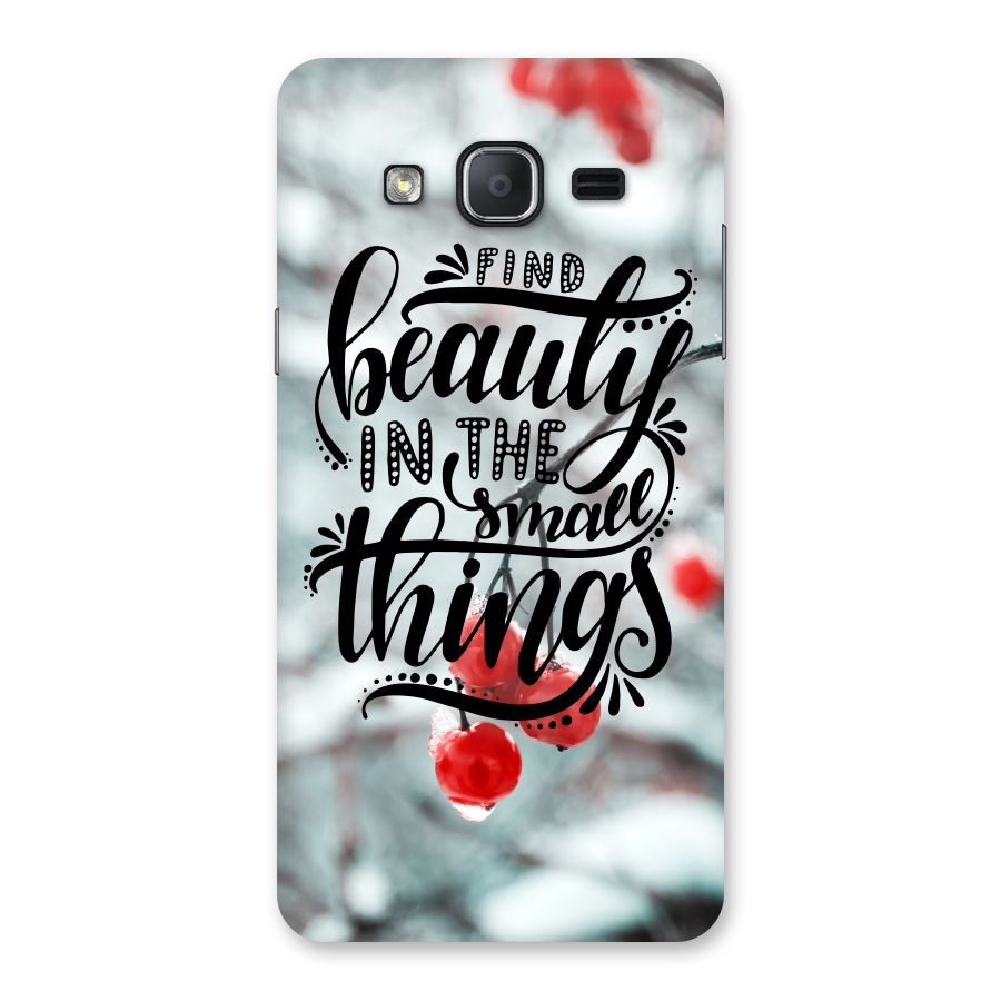 Beauty in Small Things Back Case for Galaxy On7 2015