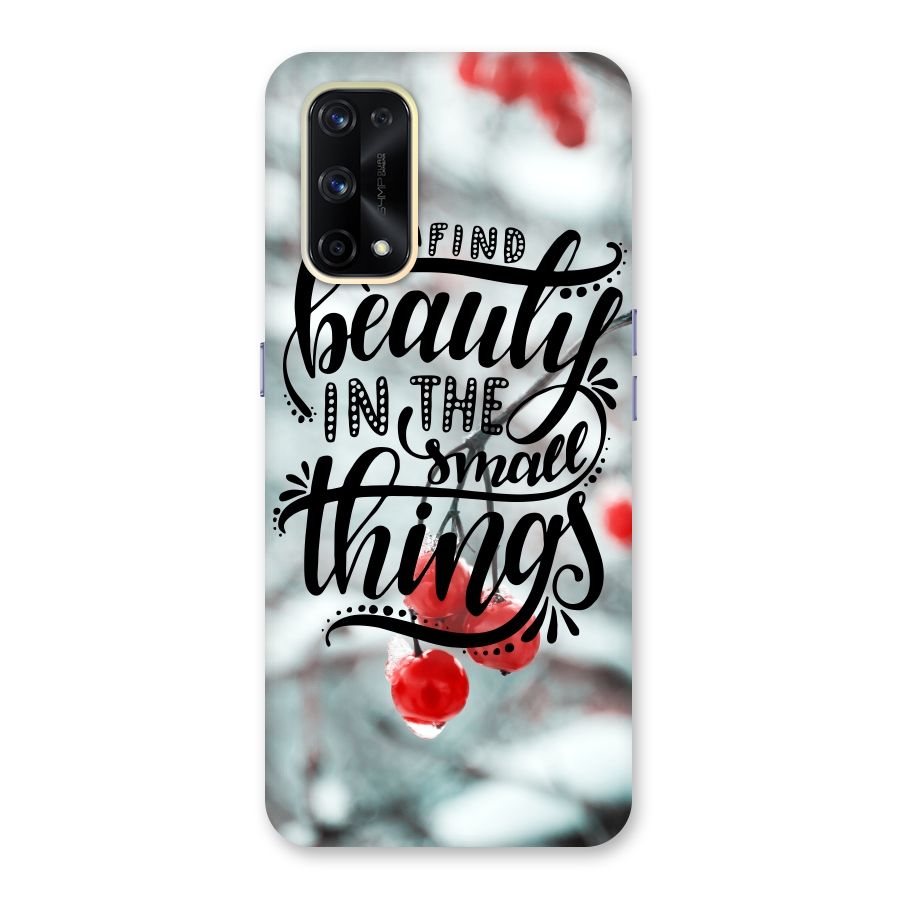 Beauty in Small Things Glass Back Case for Realme X7 Pro