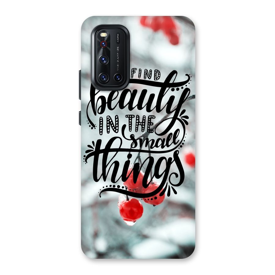 Beauty in Small Things Back Case for Vivo V19