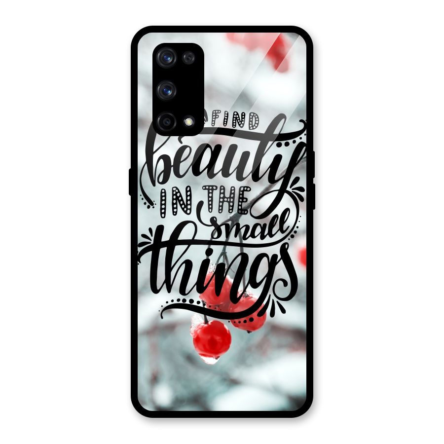 Beauty in Small Things Glass Back Case for Realme X7 Pro
