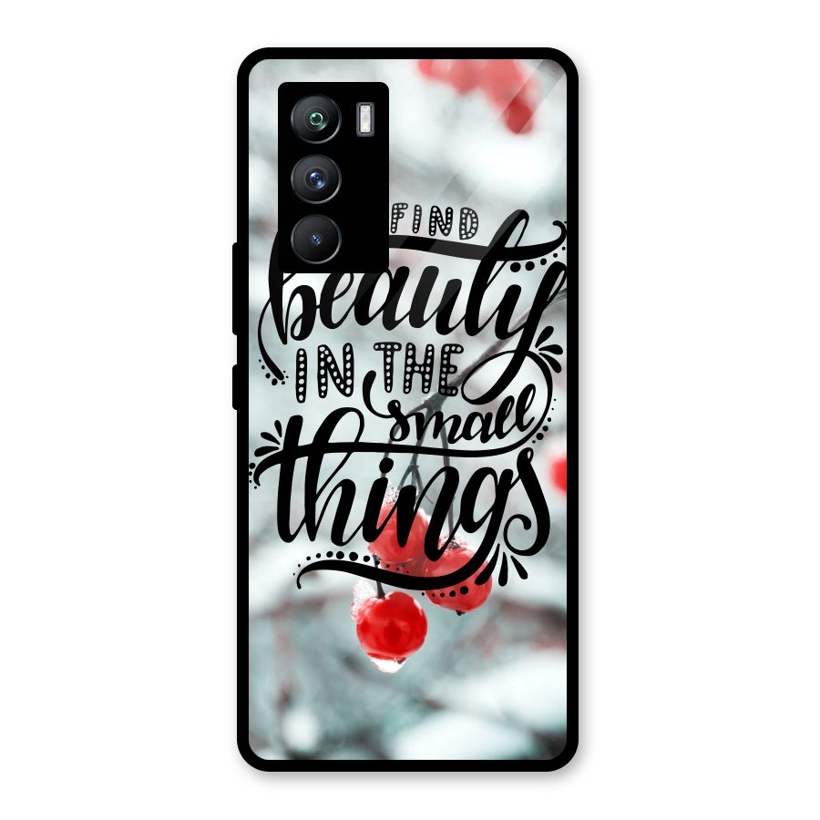 Beauty in Small Things Glass Back Case for Vivo iQOO 9 SE