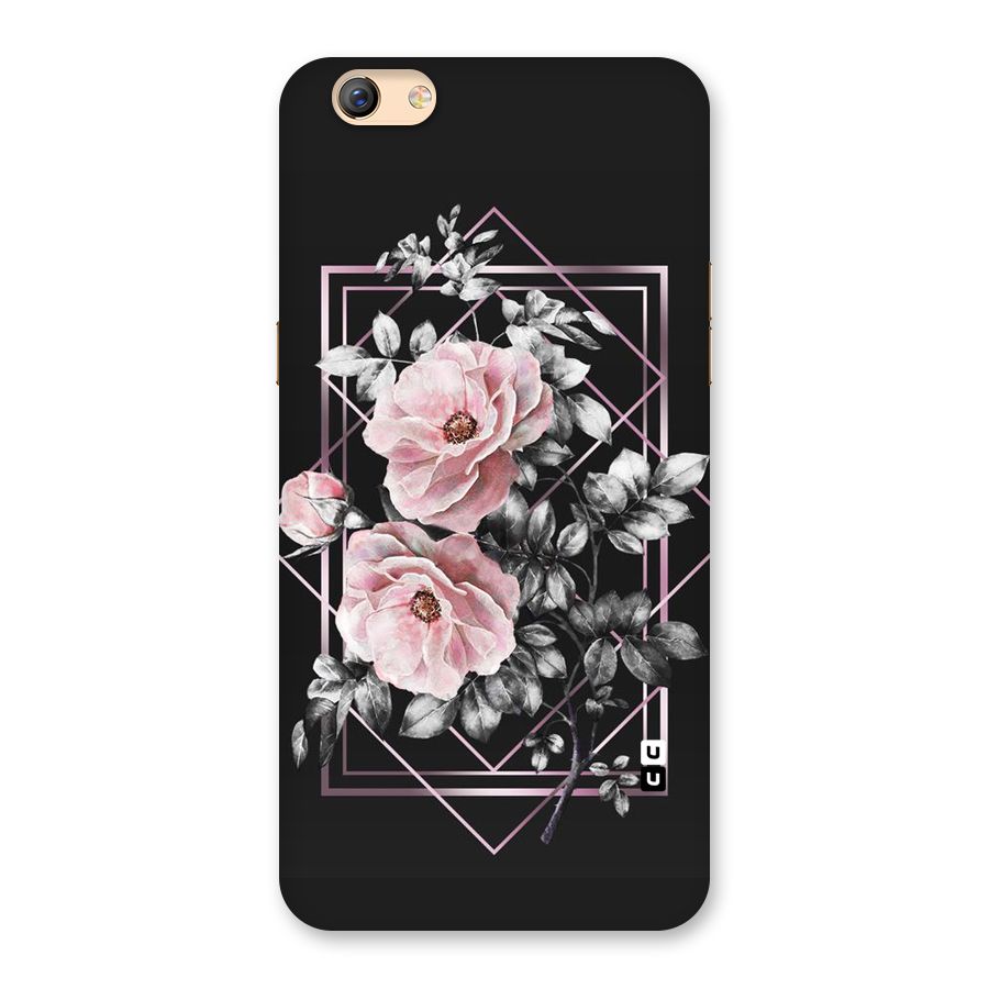 Beguilling Pink Floral Back Case for Oppo F3 Plus