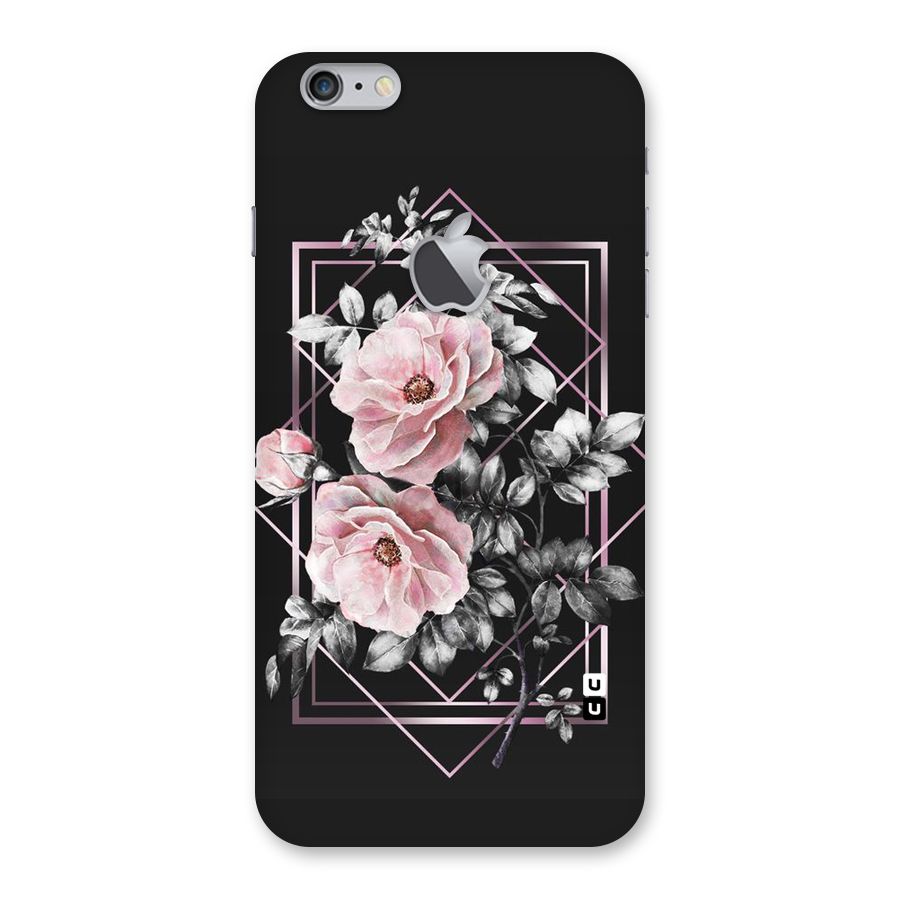 Beguilling Pink Floral Back Case for iPhone 6 Plus 6S Plus Logo Cut