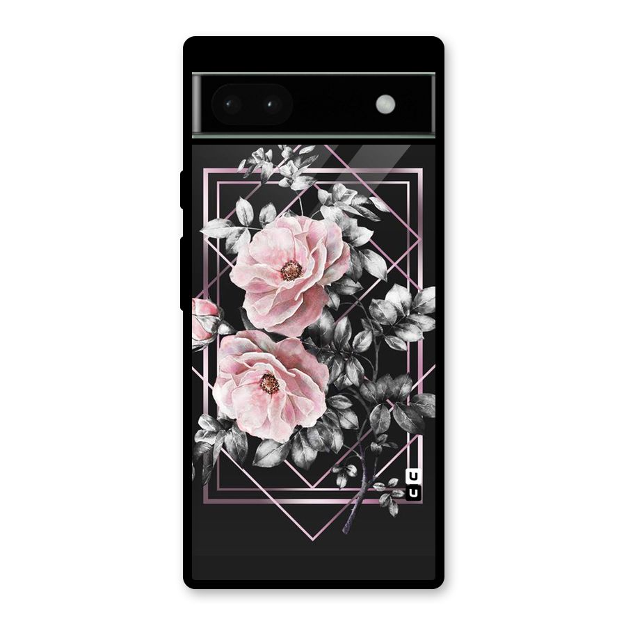 Beguilling Pink Floral Glass Back Case for Google Pixel 6a