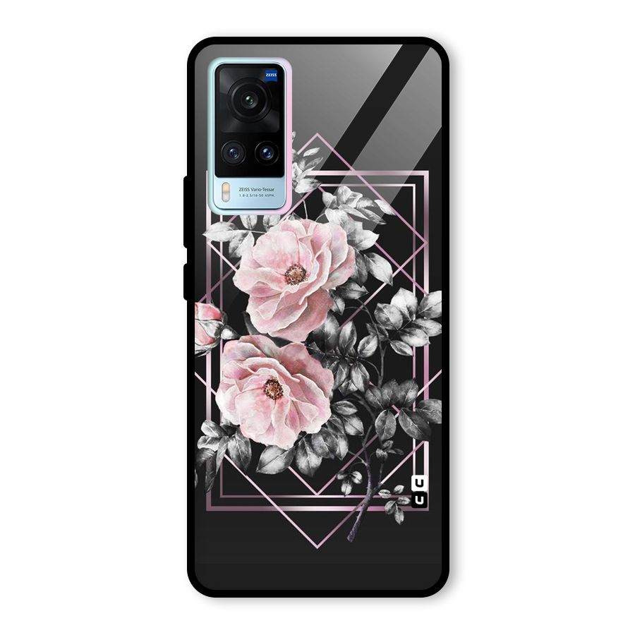 Beguilling Pink Floral Glass Back Case for Vivo X60