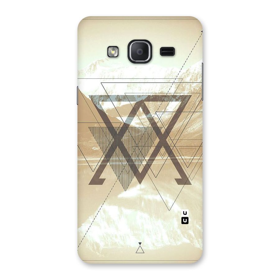 Beige View Back Case for Galaxy On7 2015