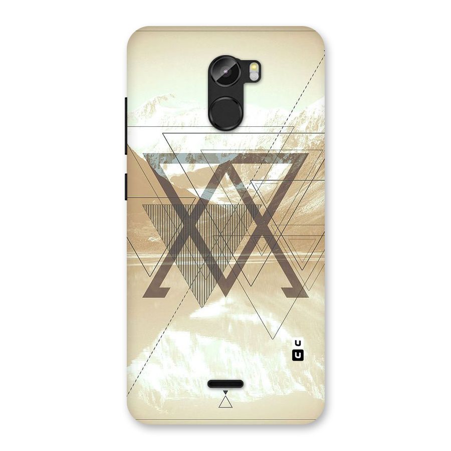 Beige View Back Case for Gionee X1